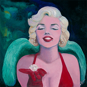Marilyn Monroe - Art by Nina Vox - 3d By Meredith day
